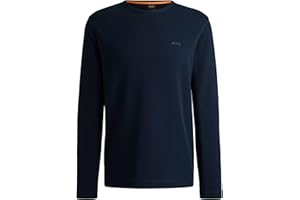 BOSS Herren Tempesto T-Shirt aus Baumwoll-Mix mit Waffelstruktur