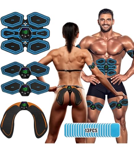 AILEDA Electrostimulateur Musculaire, Ceinture Abdominale