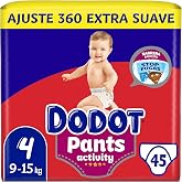 Dodot Activity Pants Diaper-Brief Size 4 - 45 Nappies, 9 - 15 kg