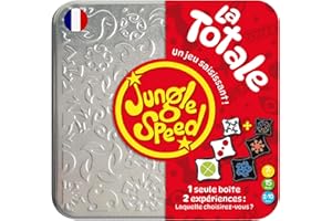 Asmodee - Jungle Speed: La Totale - Gra karciana i nastrojowa dla dorosłych i dzieci od 7 lat - Szybka planszowa i obserwacyjna - Metalowe pudełko - 2-10 graczy - 15 minut