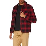 Ringspun, camicia imbottita da uomo, a quadretti, colore rosso e nero Red  X-Large : Amazon.it: Abbigliamento