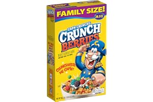 Cap'n Crunch Cereal, Crunch Berries, 20.5oz Box