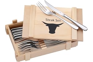 Wmf Steak Set Zestaw Sztućców, Srebrny, 12 sztuk