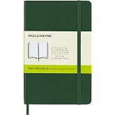 Moleskine Klasik Boş Not Defteri (Softcover elastik kilitli, boyut A6 9 x 14, 192 sayfa) myrte yeşili