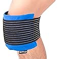 Gelpacks Direct Knee Ice Pack Wrap - Reusable Gel Ice Pack for Knee Injuries - Ice Knee Brace for Knee Replacement Surgery - Hot Cold Compress Knee Wrap for ACL, Joint Pain, Arthritis, Swelling