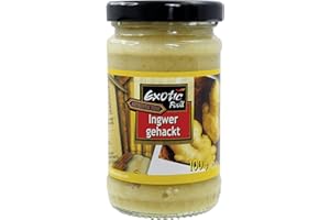 Exotic Food Ingwer, gehackt in Sojabohnenöl, 6er Pack (6 x 100 g)
