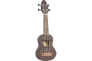 Ortega Guitars Sopranino Ukulele braun - Keiki K1 Series - Schildkrötengravur - Okoumé/ Walnuss (K1-CO)
