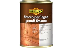 V33 Libéron Stucco per Legno Grandi Fessure Noce Scuro 200 ml