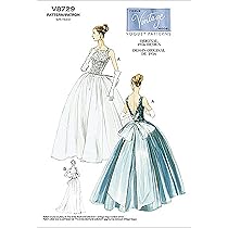 Patron De Couture Simplicity 8289 – Robe Occasion Spéciale Pour Femme | Taille 40 à 50 | Style Princesse Avec Dentelle
