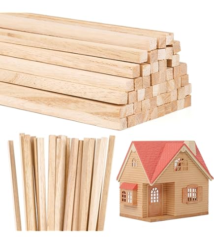 2 X BALSA WOOD BARGAIN BUNDLE SMALL PACK MODEL RAILWAY PROJECTS 220mm
