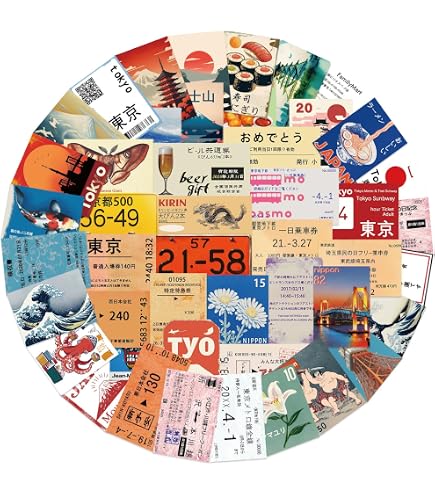 DV DESIGN A4 Sticker Sheet Japan Vinyl Stickers - Japanese