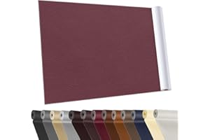 YAFLC Patch de Réparation en Cuir Fuchsia, 40x160cm Patch Cuir Auto-adhésif Rénovation, Patch de Réparation Kit pour Canapé de Siège de Voiture Meubles Vestes Sac