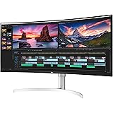 LG 38WN95C Monitor 38" QuadHD+ UltraWide Curvo 21:9 LED NanoIPS 1ms HDR 600, 3840x1600, AMD FreeSync 144Hz, Audio Stereo, HDM