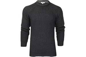 Xact Men's Chunky Fisherman Knit Jumper