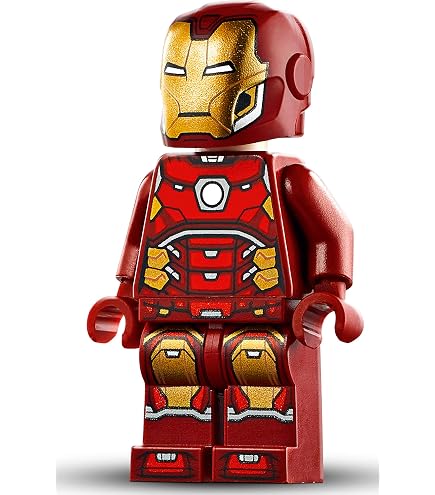 Blue Ocean Iron Man Minifiguren-Set – Folienpackung Mit 5 Teilen + 1 Figur, Ca. 45 Mm