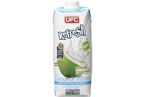 UFC Refresh 100% Natural Coconut Water (500 mL - 12 Pack)