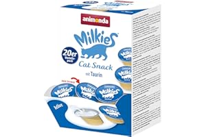 animonda Milkies Power, latte per gatti porzionato, Active, 4 x 20 capsule da 15 g