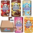 Hello Panda Assorted Flavors 50g x 10 - Includes Strawberry, Chocolate, Milk, Caramel, and Cocoa - 2 Packs Each Boxed Treatz