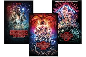 Close Up Set de 3 Posters Stranger Things - Saison 1, 2 et 3 (61cm x 91,5cm)