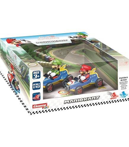 Set De 7 Mini Voitures Jouets Super Mario - Véhicules Miniatures Pour Enfants 1-3 Ans