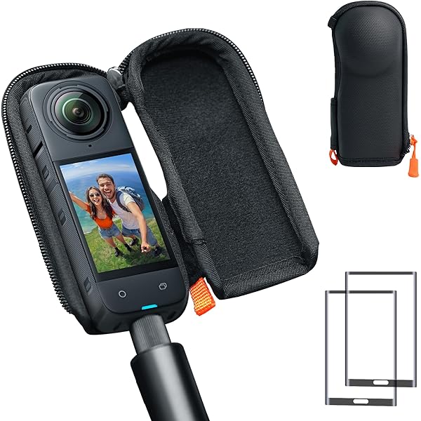 Lemxiee Schutzfolie Für Insta360 X5 & X4 [2 Stück] - HD TPU Displayschutz Ohne Luftblasen - Kratzfester Displayschutz