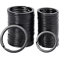 Anello Con Cerniera In Metallo Rilegatore Libro Artigianato Album Fotografico Diviso Portachiavi Album Di Ritagli Portachiavi - Foto 8