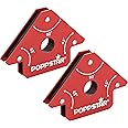 Poppstar Welding Magnets Small (Set of 2 Pcs) with 11.3 kg (25 lb) Magnetic Holding Force/Heavy-Duty Magnetic Welding Clamps 45° / 90° / 135°