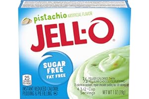 Jell-O Sugar Free Intant Pudding Pistachio (Pack of 6)