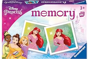 Ravensburger - Jeu Educatif - Memory® - Disney Princesses - Un Premier Jeu éducatif mêlant Observation, Association et mémorisation - A partir de 3 Ans - 20978