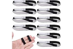 Hejo Trigger Finger Schiene, 10 Stück Fingerbandage, Bandage Finger, verstellbare Fingerschutz für Mittelfinger, Ringfinger, Kleiner Finger