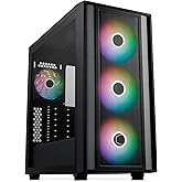 Cooler Master MasterBox 600 Mid-Tower E-ATX Airflow Case - Back Connect MB & 420mm Radiator Ready, 3 x 140mm & 1 x 120mm ARGB
