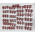 Plastic Mini Fence for Decoration and Making School Projects (Pack of 50 pcs)