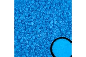 Kaiyuan Dynasty 3000pc Glow in The Dark Blue Pebbles for Landscaping, Garden, Driveway