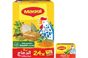 Maggi Chicken Stock with Herbs Bouillon Cubes, 432g - Package May Vary