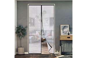 AQKaki Cortina Térmica Magnética, EVA Cortinas Termicas Aislante Frio y Calor Impermeable Cortaviento Puerta Aislamiento Termico Invierno Magnetico Cortina Aislante Balcón Dormitorio Cocina-90x200cm