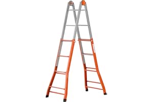 Gierre Peppina - Escalera telescópica (acero, número de peldaños por sección 4 + 5)