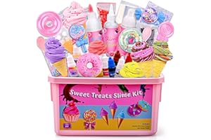 ARANEE DIY Slime Kits Schleim für 6-15 Jahre alte Mädchen&Jungen Spielzeug Handwerks-Kits Dessert Eiscreme Slime Herstellung Kit für Kinder Geburtstag, Weihnachten, Neujahr, Kindertag Geschenke