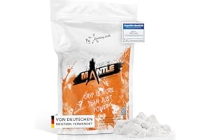 ‎MANTLE CLIMBING EQUIPMENT Mantle - 450 gr. hochwertiges Kletterchalk für besseren Grip | Magnesiumcarbonat Chalk Powder für trockenere Hände beim Klettern, Bouldern & Fitness