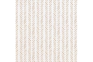 ICYEHAO Papel Pintado Autoadhesivo a Rayas, 44.5 x 500cm, Geométrico Naranja Blanco, Vinilo para Sala de Estar, Dormitorio, Decoración del Hogar