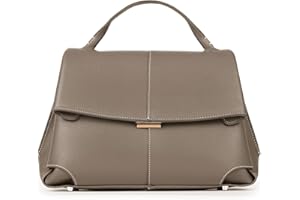 HICARRY Handbags Crossbody Bag, Large Top-Handle Bags, Faux Leather Elegant Designer Business Shoulder Tote Satchel for Working Ladies Women