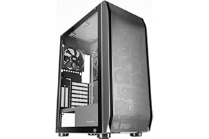 MARSGAMING Mars Gaming MC-PRO2, Profesjonalna Obudowa E-ATX, System CPU FREEZER, 5 Ultra-cichych Wentylatorów i Metal-Mesh Przód, Czarny