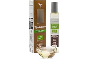 Madagascar Organic Vanilla Extract (50ml) | Pure, Alcohol-Free Clear Extract | Natural Vanilla Flavouring for Baking & Hot Drinks | Vanillabazaar