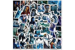 AUCEKO Lot de 50 autocollants Avatar Avatar - En vinyle imperméable - Pour ordinateur portable, enfants, voiture, moto, vélo, skateboard, bagages, valise, ordinateur - Graffiti Decal