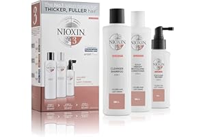 Nioxin 3-Part System | System 3 | Coloured Hair with Light Thinning Hair Treatment | Scalp Therapy | Hair Thickening Treatment