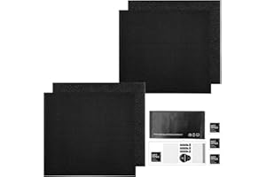 KUNXING Kennzeichenhalter Klett für Motorrad Kennzeichen - Motorrad-Kennzeichenhalter Selbstklebende Kennzeichen Klett, Nummernschild Halterung Klettverschluss mit Installationswerkzeuge (180 x 200mm, 2 Paar)