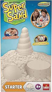 Goliath 83210 | Super-Sand Starter-Set | magischer Super Sand f&uuml;r Sandburgen im Kinderzimmer | kreative Sandbauwerke | faszinierender Spielsand f&uuml;r Klein und Gro&szlig; | ab 4 Jahren