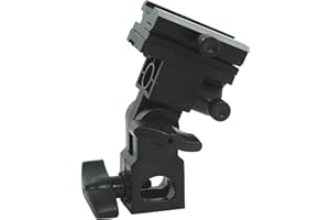 DynaSun SA35RA Support de Sabot Flash Rotule Orientable Professionnel pour Flash Cobra Trépied pour Studio Photo & Vidéo