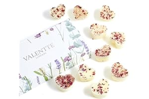 Valentte Soy Wax Melts Strong Scented, Aromatherapy Essential Oils, Natural Ingredients, Long Lasting Fragrance, Gift Set, Made in the UK (White Neroli and Lemon Wax Melt Set)