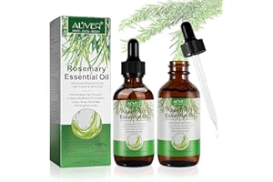 CJZTP Aceite para el Crecimiento del Cabello 2Pcs, Aceite Esencial de Romero para el Crecimiento del Cabello, Aceite de Romero para el Tratamiento de la Caída del Cabello, para Hombres y Mujeres
