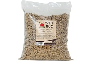 Horse Treats 4kg – Linseed Lozenges For Horses – Low Sugar – High In Omega 3 6 & 9 - Feed By Hand – Add To Feed For Fussy Feeders – Occasional Snack For Horses – Clicker Training – Seedzbox
